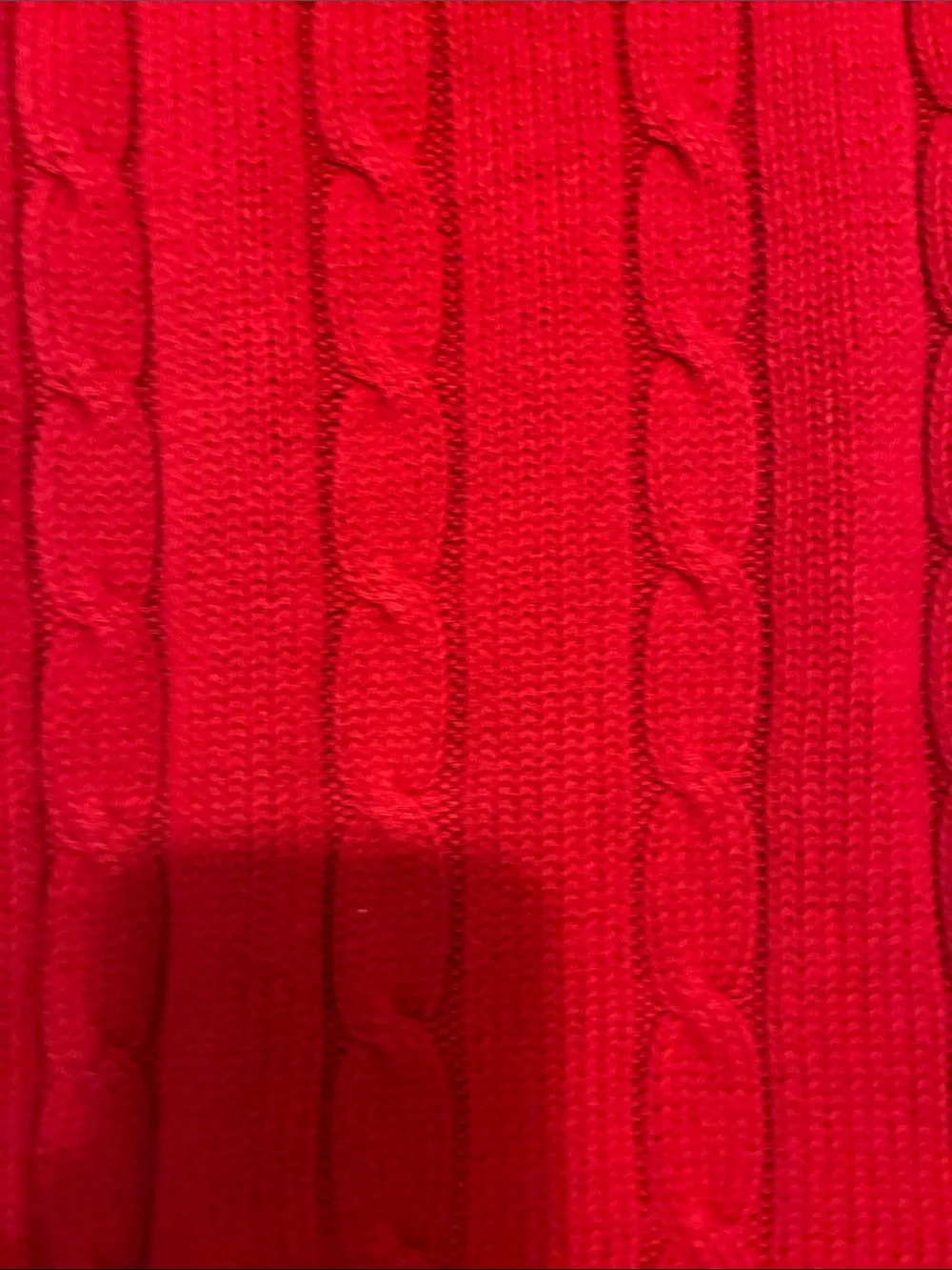 Men’s 2XL Alexander Julian Red Cable Knit Crewneck Sweater